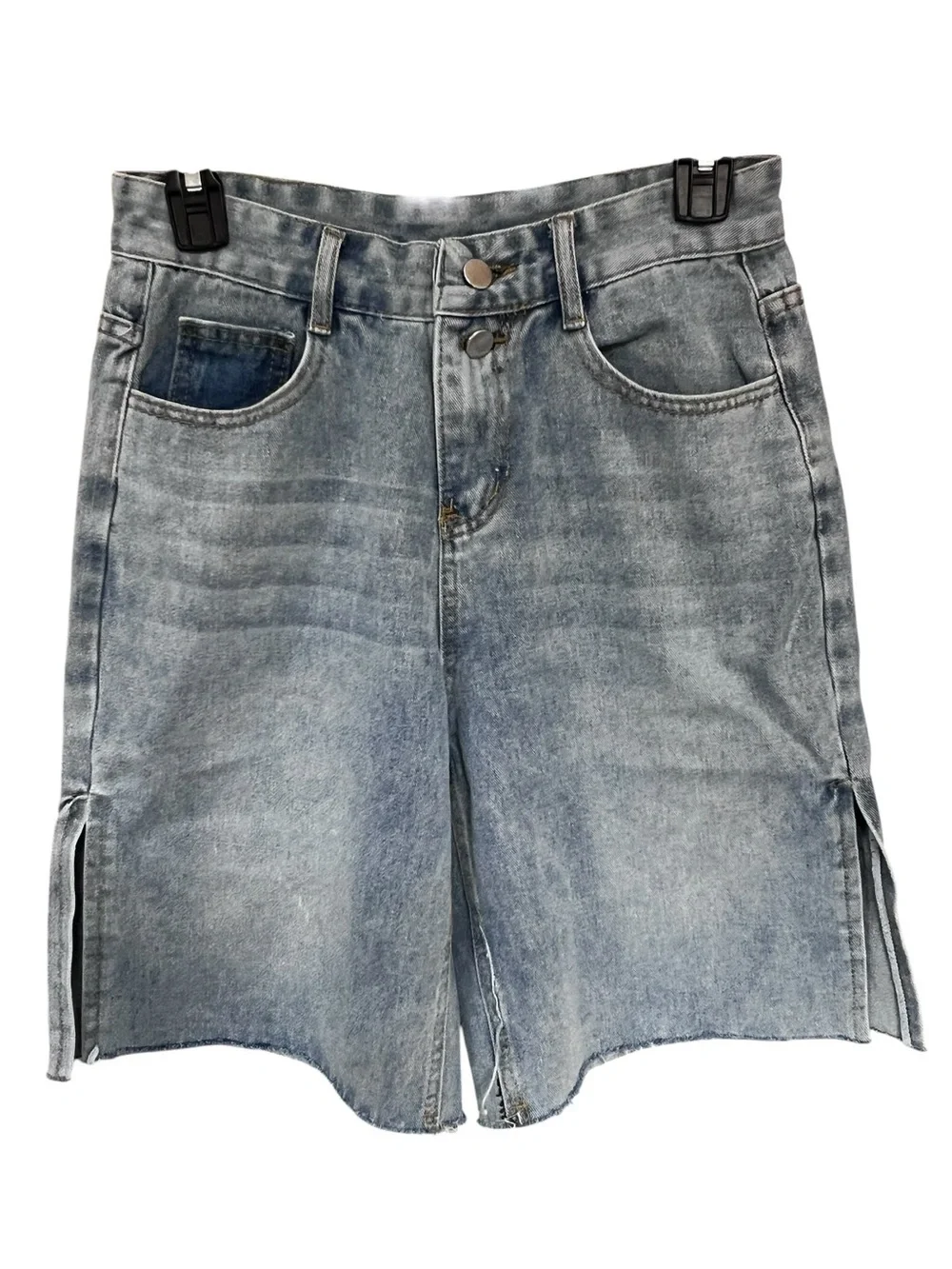Women's Light Wash Denim Jean Shorts